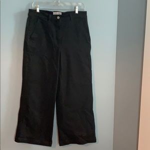 Everlane high waist wide legged pants